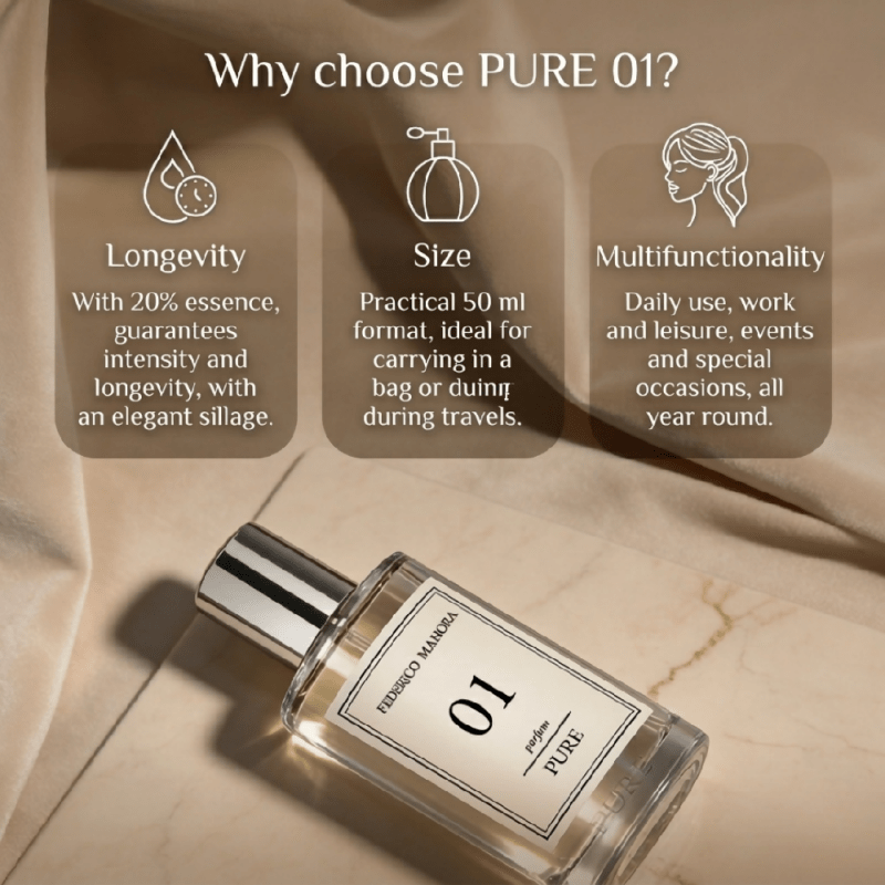 01 – PURE PARFUM FOR HER 50ml - EDP SPRAY - British D'sire