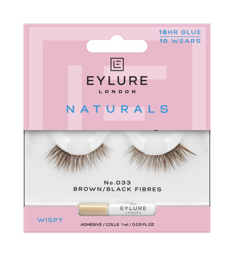 Eylure Natural Lashes Brown Black 033 Main image