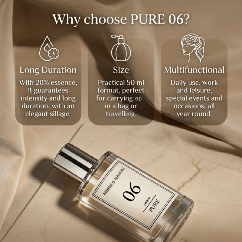 06 – PURE PARFUM FOR HER 50ml - EDP SPRAY - British D'sire