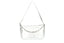Italian Leather Kelly Shoulder Bag in Silver