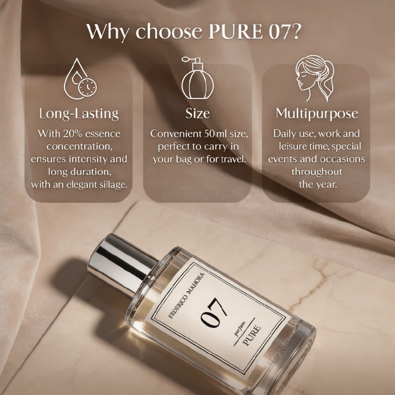 07 – PURE PARFUM FOR HER 50ml - EDP SPRAY - British D'sire