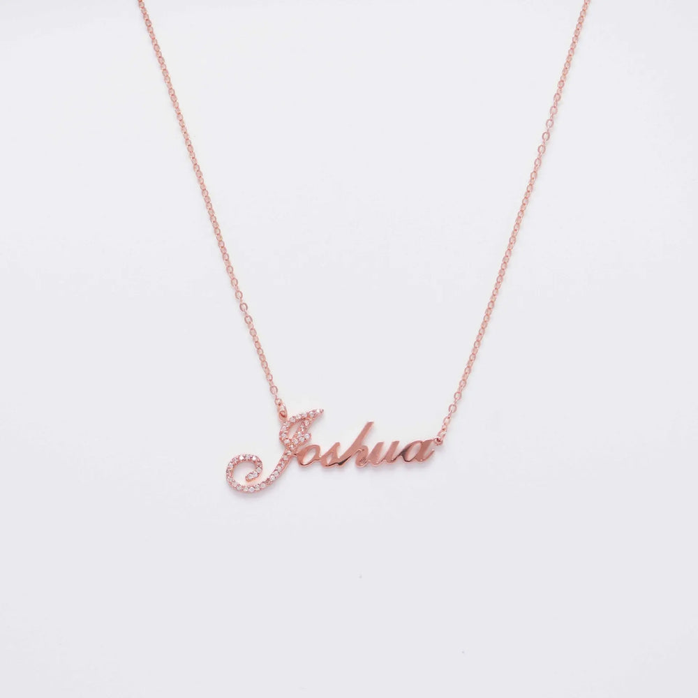 Full Silver Diamond Pendant Necklace Maiden-Art