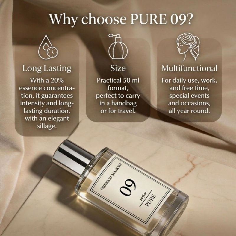 09 – PURE PARFUM FOR HER 50ml - EDP SPRAY - British D'sire