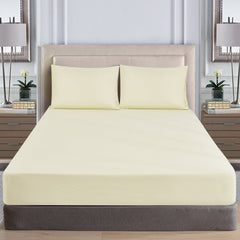 40cm Deep Fitted Sheet Single Double King Super king size Microfiber Bed Sheets