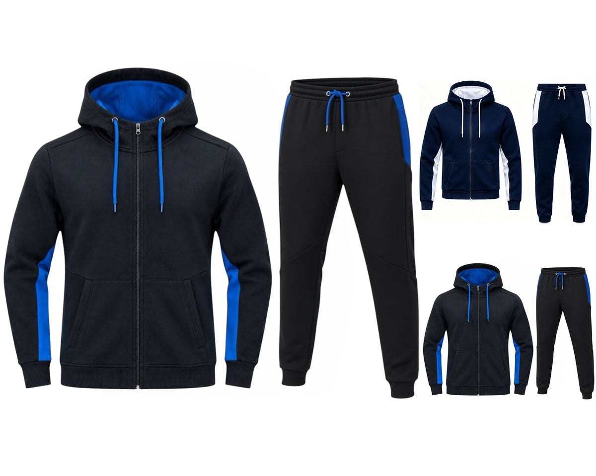 Regular Fit Full Zip Hooded Fleece Tracksuit Main image