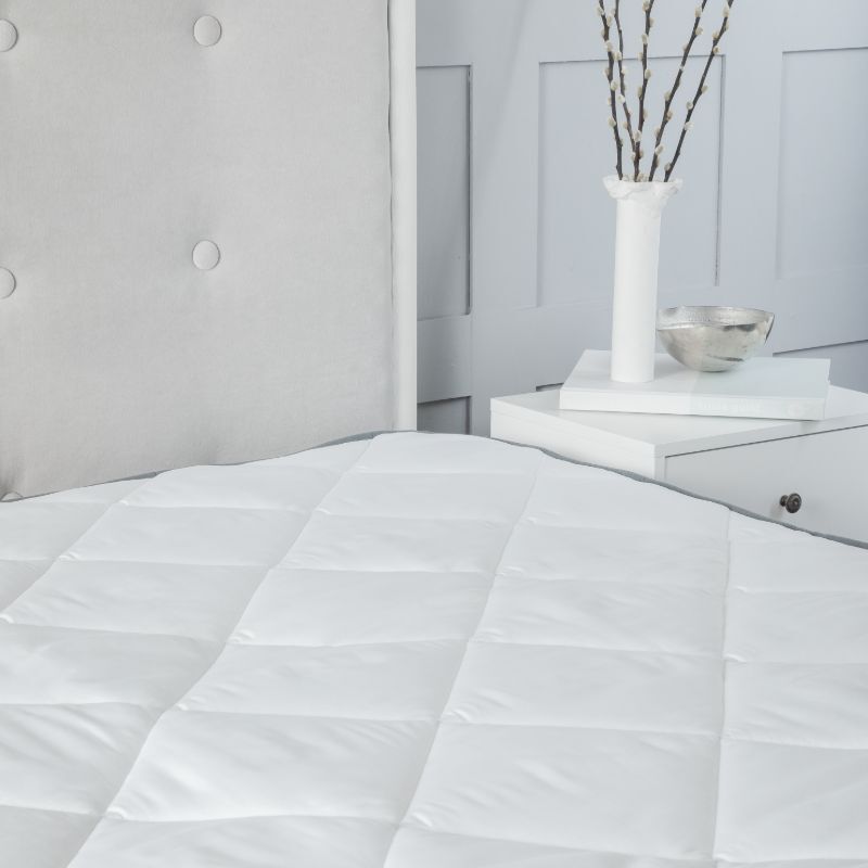 1 Inch Microfiber Mattress Topper - Small Double - British D'sire