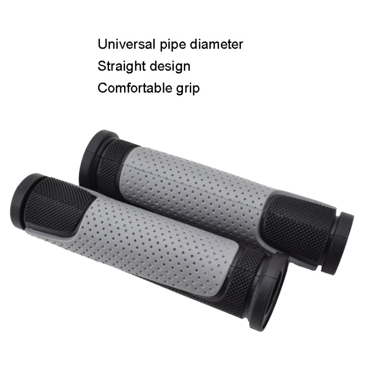 1 Pair FMFXTR Bicycle Grips Mountain Bike Non-Slip Rubber Grips, Style: Half Pass - British D'sire