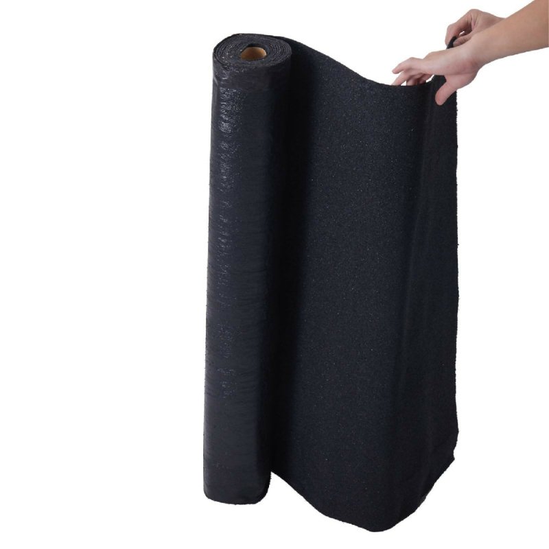 1 Roll 5x1m Black Asphalt Shingles Bitumen Houses Shed Roofing Decoration - Asphalt Shingle - British D'sire