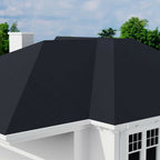 1 Roll 5x1m Black Asphalt Shingles Bitumen Houses Shed Roofing Decoration - Asphalt Shingle - British D'sire
