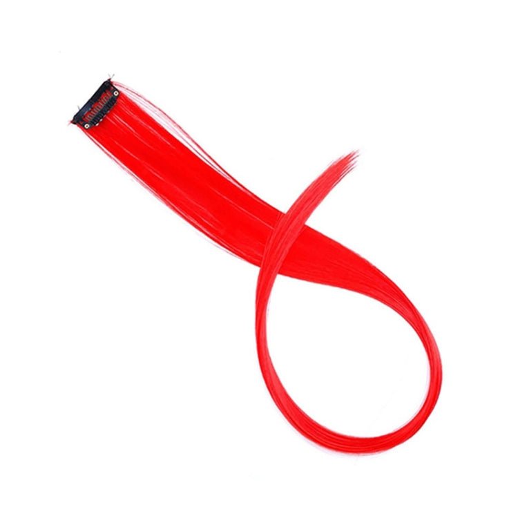 10 PCS Chemical Fiber Wig One-Step Gradient Color Single Card Wig, Stretched Length:24inches(27#) Secondary image