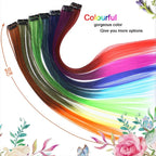 10 PCS Chemical Fiber Wig One - Step Gradient Color Single Card Wig, Stretched Length:24inches(31) - British D'sire