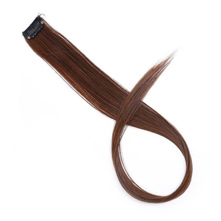 10 PCS Chemical Fiber Wig One-Step Gradient Color Single Card Wig, Stretched Length:24inches(33#) Secondary image