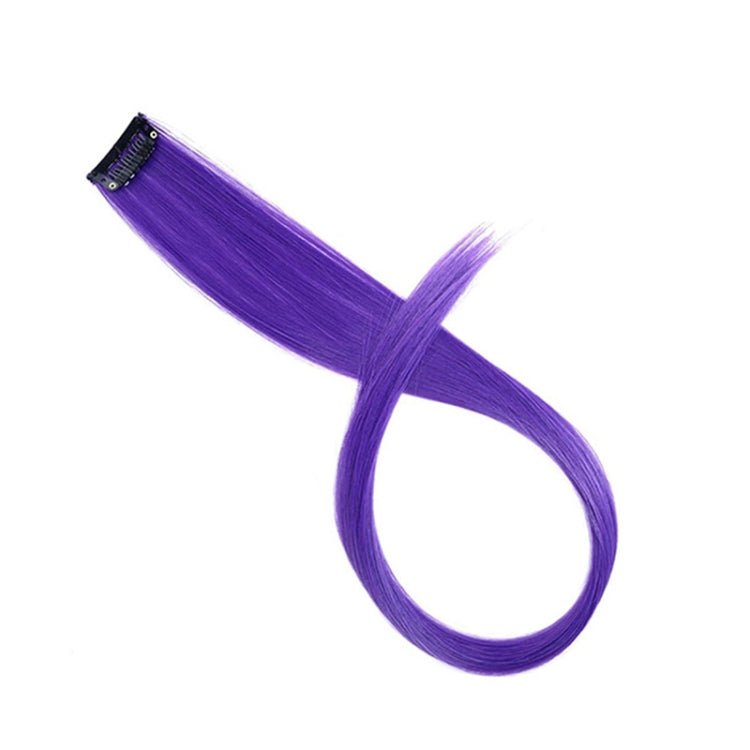 10 PCS Chemical Fiber Wig One-Step Gradient Color Single Card Wig, Stretched Length:24inches(54#) Secondary image