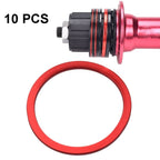 10 PCS FMFXTR Bicycle BB Middle Shaft Flying Wheel Cushion, Thickness: 1.5mm (Red) - British D'sire