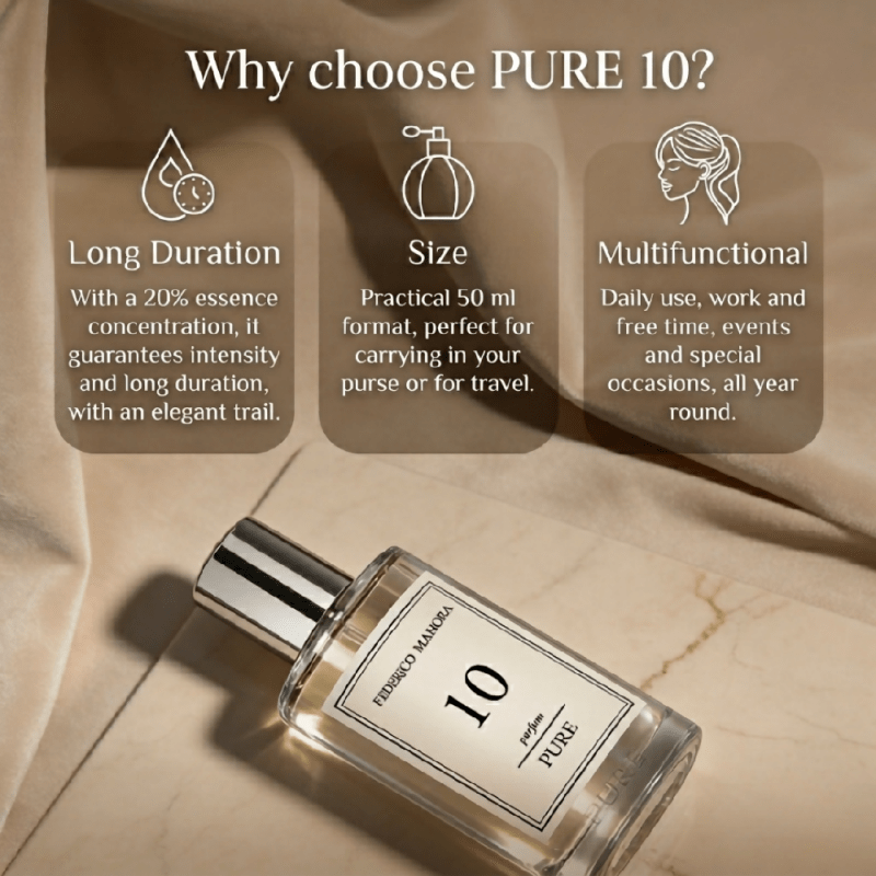 10 – PURE PERFUME FOR HER 50 ml - EDP SPRAY - British D'sire