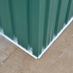10 x 8 ft Garden Shed Apex Roof Double Door with Base Foundation - Garden Shed - British D'sire
