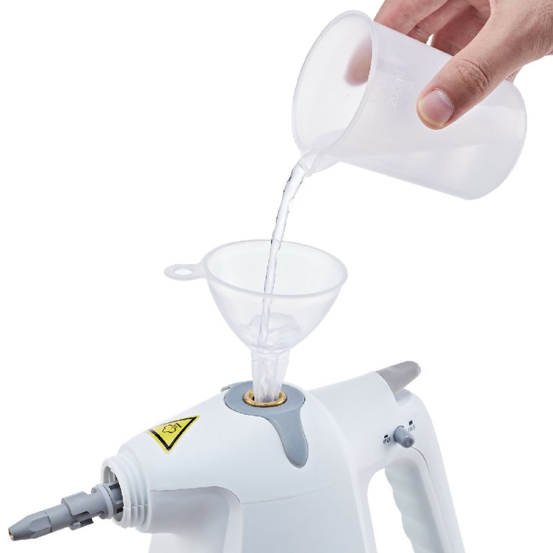 1000W White Handheld Steam Cleaner - Steam Cleaner - British D'sire