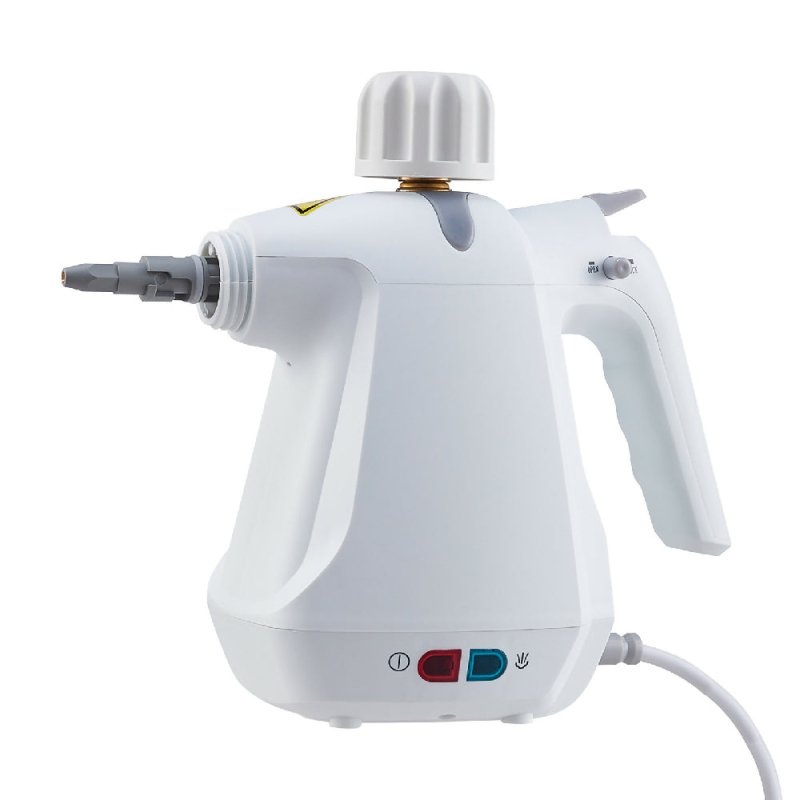 1000W White Handheld Steam Cleaner - Steam Cleaner - British D'sire