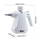 1000W White Handheld Steam Cleaner - Steam Cleaner - British D'sire