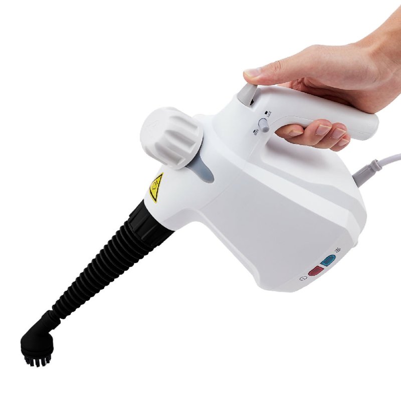 1000W White Handheld Steam Cleaner Secondary image