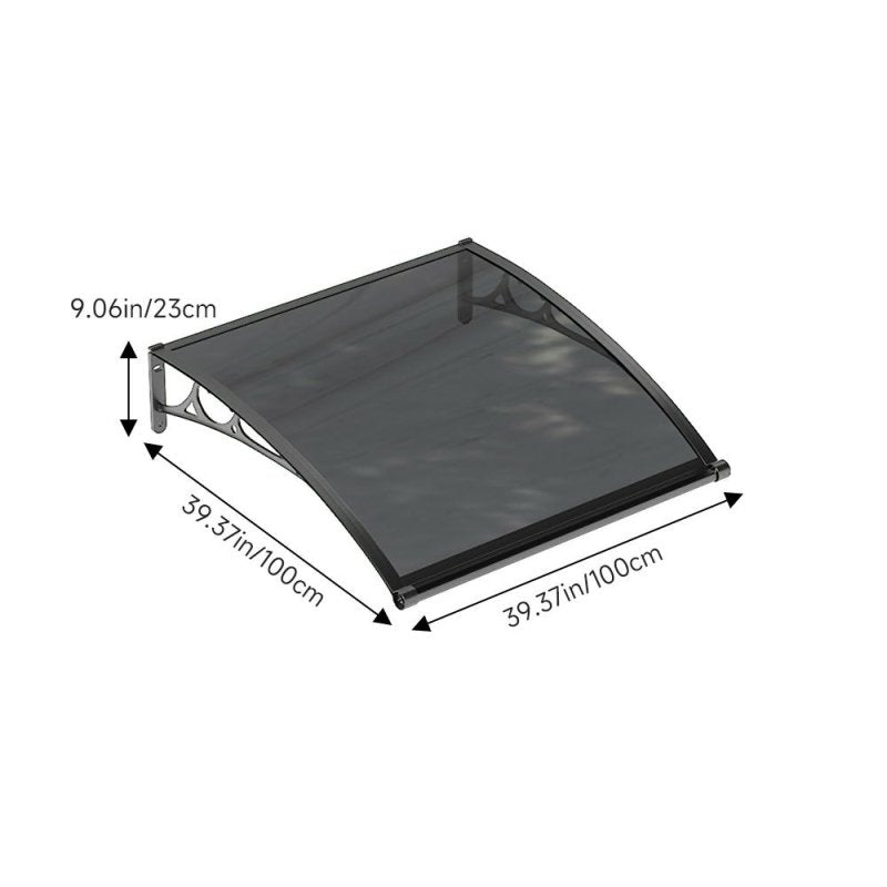 (100*100cm) Outdoor Door Window Awning Canopy - Awning Canopy - British D'sire