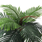 100cm Large Faux Palm Tree Fake Artificial Green Plants Realistic Tree Garden - Artificial Plant - British D'sire