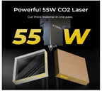 Isabella P2 55W CO₂ Laser Cutter & Engraver | Dual 16MP Cameras | Class 1 Enclosed Desktop Laser Machine for Wood, Acrylic, Leather, Glass – 600mm/s High-Speed