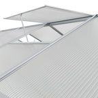 10ft × 6ft Polycarbonate Aluminium Greenhouse with Sliding Door - Greenhouse - British D'sire