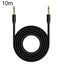10m JINGHUA 6.5mm Audio Cable Male to Male Microphone Instrument Tuning Cable - British D'sire