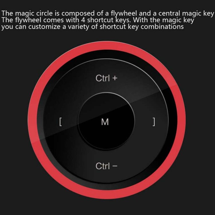 10Moons G30 Magic Circle Digital Tablet Can Be Connected To Mobile Phone Hand - Painted Board Painting Drawing Board with 8192 Passive Pen - British D'sire