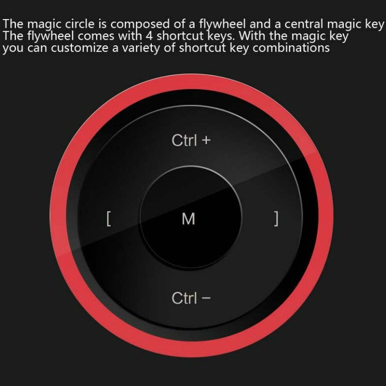 10Moons G50 Magic Circle Digital Tablet Hand - Painted Board Drawing Board Online Lesson Writing Board - British D'sire