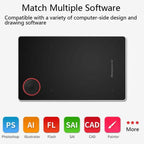 10Moons G50 Magic Circle Digital Tablet Hand - Painted Board Drawing Board Online Lesson Writing Board - British D'sire