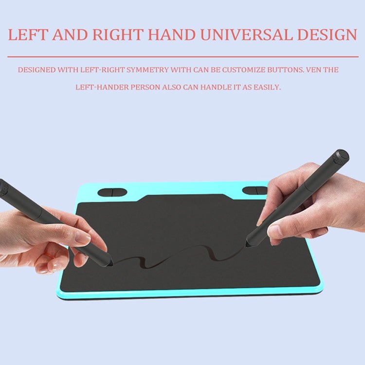 10Moons T503 Drawing Tablet Can Be Connected to mobile Phone Tablet with 8192 Passive Pen(Pink) - British D'sire