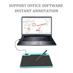 10Moons T503 Drawing Tablet Can Be Connected to mobile Phone Tablet with 8192 Passive Pen(Pink) - British D'sire