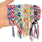 10pcs Woven Bracelets Handmade Friendship Colorful Braided Bracelet Wrist Ankle for Unisex Men Women - Bracelets - British D'sire