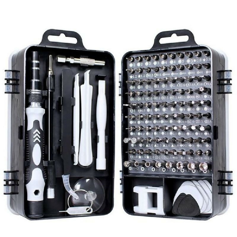 110 in 1 Magnetic Plum Screwdriver Mobile Phone Disassembly Repair Tool (Black) - Screwdriver - British D'sire