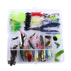 110 PCS / Box HENGJIA Sea Bass Fake Soft Bait Fishing Gear Accessories Freshwater Bait - British D'sire