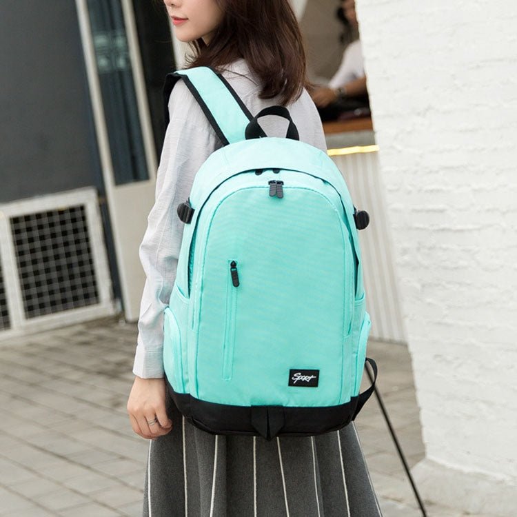 1107 Student Bag Leisure Backpack(Month Color) - British D'sire Main image