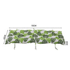 110cm L x 40cm W Banana Leaf Print Button Tufted Lounge Cushion Beach Chair Seat Cushion - Sun Lounger Cushion - British D'sire