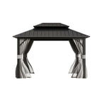 11x9ft Hardtop Patio Gazebo - Gazebo - British D'sire
