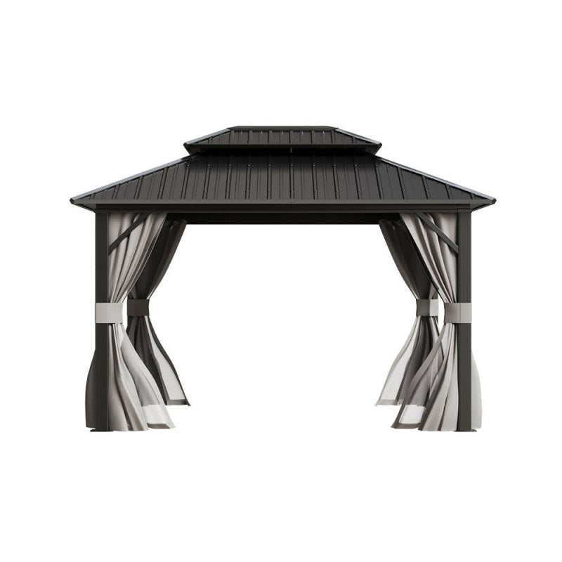 11x9ft Hardtop Patio Gazebo - Gazebo - British D'sire