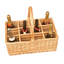 12 Bottle Wicker Basket - Drinks Baskets - British D'sire