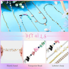 12 Pcs Waist Beads Body Jewelry Beach Bikini Belly Beads Waist Chains for Women Adjustable Belly Necklace Stomach Jewelry Chain Women's Body Chains - Body Jewellery - British D'sire