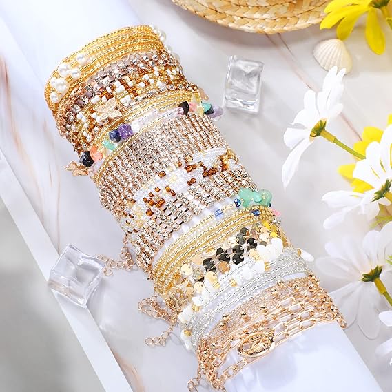 12 Pcs Waist Beads Body Jewelry Beach Bikini Belly Beads Waist Chains for Women Adjustable Belly Necklace Stomach Jewelry Chain Women's Body Chains - Body Jewellery - British D'sire