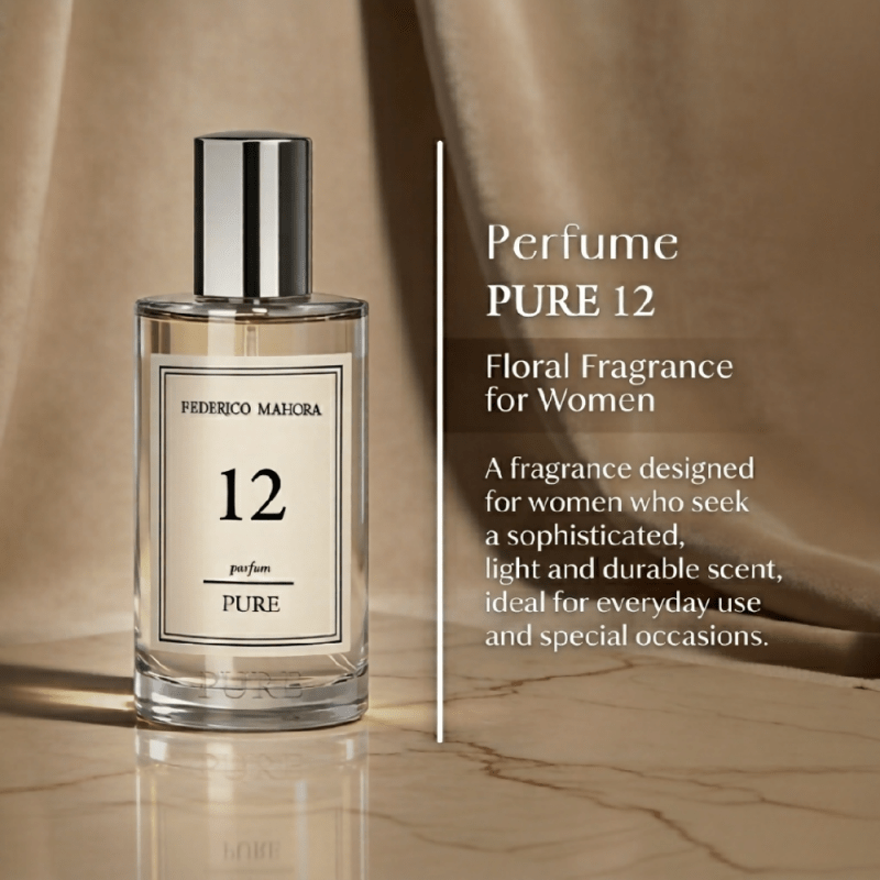 12 – PURE PARFUM FOR HER 50ml - EDP SPRAY - British D'sire