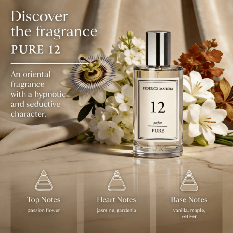 12 – PURE PARFUM FOR HER 50ml - EDP SPRAY - British D'sire