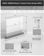 120" Motorized Floor Rising Projector Screen for Ultra Short Throw Projector,Tension Floor Stand Screen for Home Theater, 4K/8K Ultra HD, 95% Ambient Light Rejecting, Active 3D - ALR - F220C - Projector Screens - British D'sire