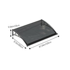 (120*80cm) Outdoor Door Window Awning Canopy - Awning Canopy - British D'sire