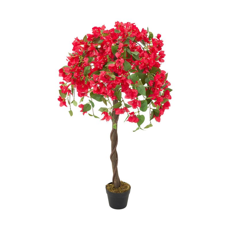 120cm Artificial Bougainvillea Tree in Pot for Decoration - Artificial Tree - British D'sire Main image