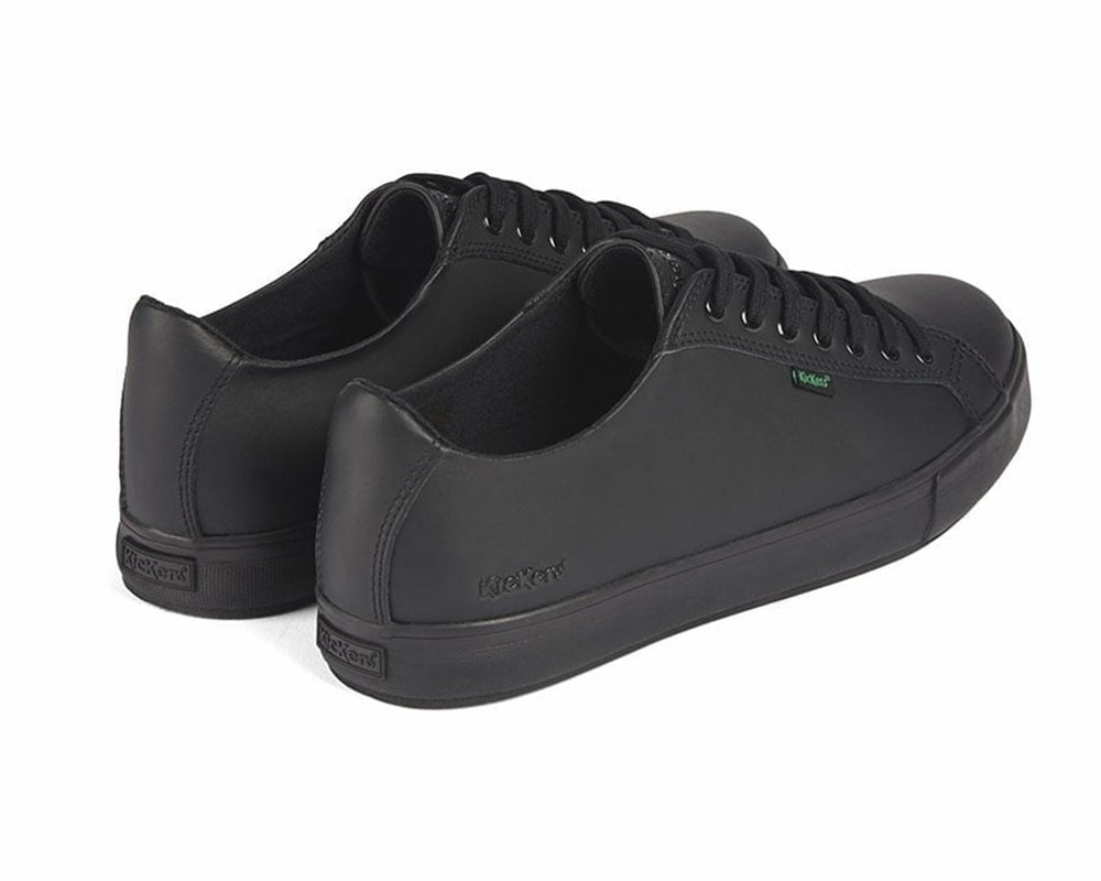 Kickers 114728 Tovni Lacer Leather Lace Up Shoes Balck Secondary image